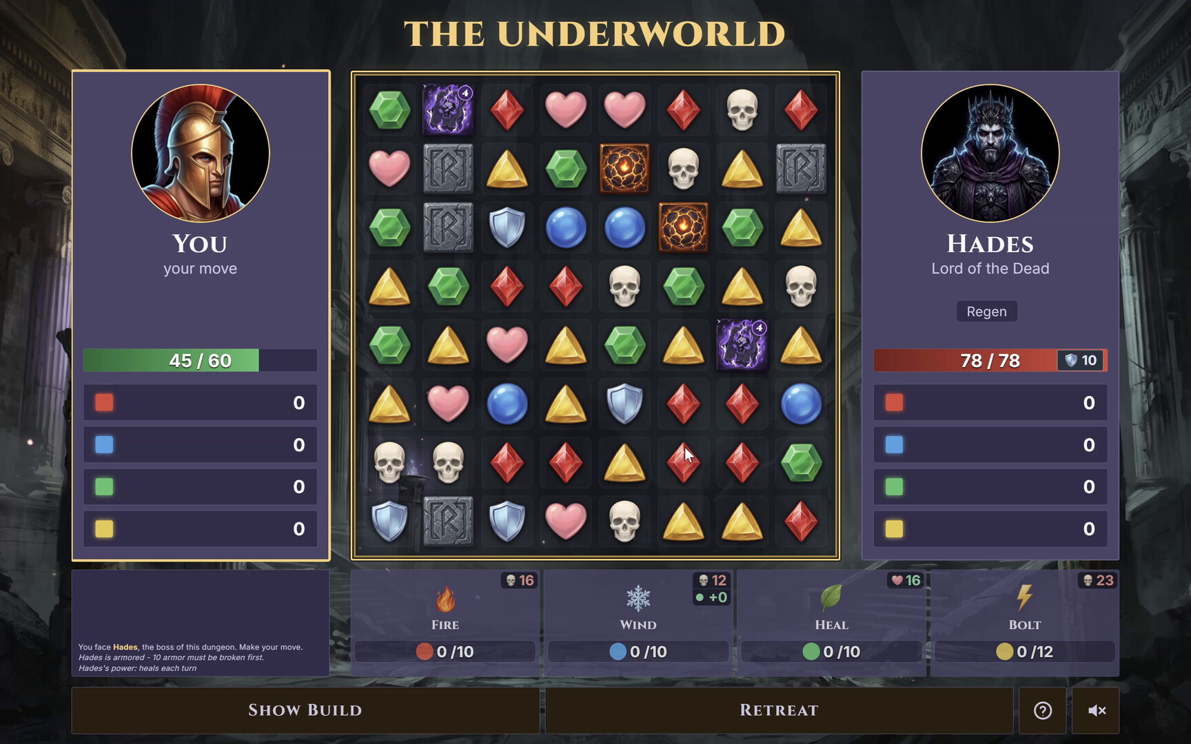 Gods of the Grid dungeon battle